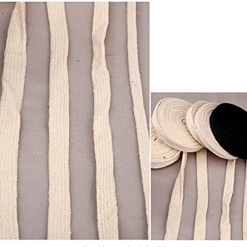 Въже от Естествен памук AoDao, Усукани Меки Канап за производство на занаяти собствените си ръце, Плетене, Ресни - Диаметър