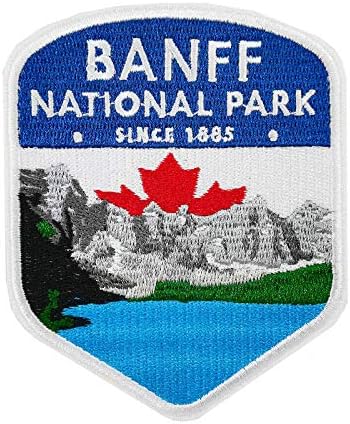 Сладък Нашивка Национален парк Банф, Бродирани Желязо Зашит нашивке