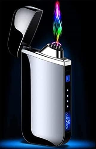 Обновена Ветрозащитная USB-Електрическа Запалка Gokame, USB-Електрическа Запалка, Акумулаторна Двухдуговая