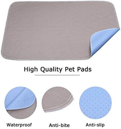 Mecaly за Многократна употреба тампони за тренировка на урината Кучета - Миещи Непромокаеми подложки (2 опаковки)
