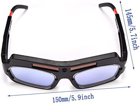1 Чифт Черни Слънчеви Автоматични Затемняющих Заваръчни очила, протектори за Заваръчни Очила, Маска, Каска, Защитни Очила