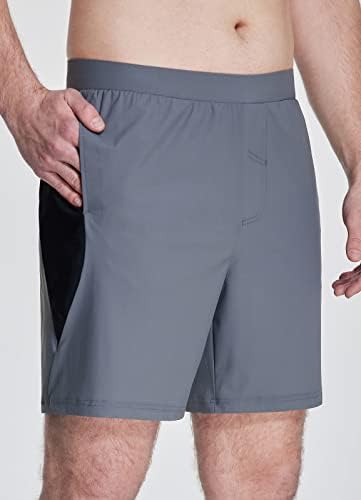 Мъжки спортни къси панталони BALEAF 7 , бързо съхнещи шорти за бягане, за по-тренировки във фитнеса с джоб с цип