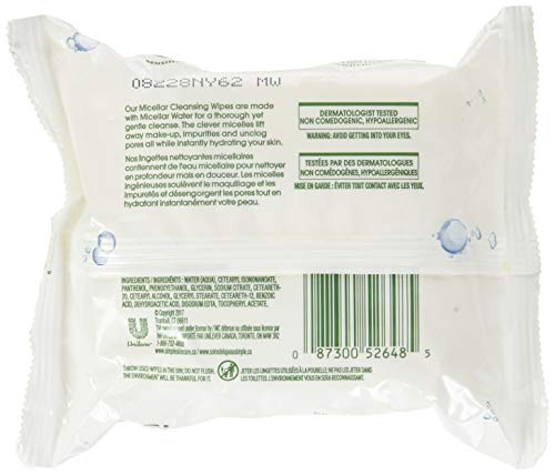 Прости Мицеллярные кърпички За отстраняване на грим 25 броя (3 опаковки)