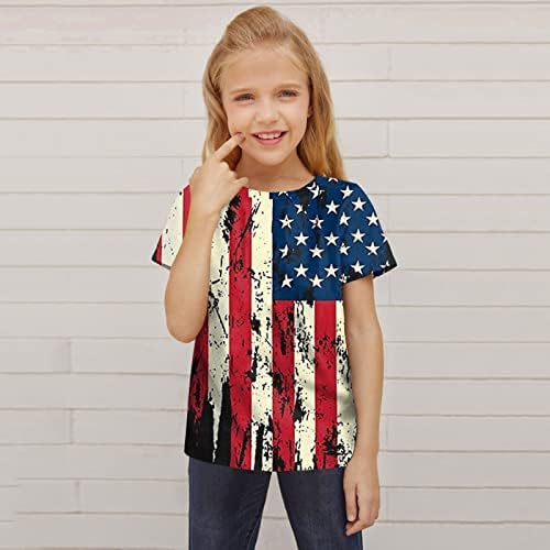 Блуза За момчета и Момичета, Детски Годишен Готин Топ, Ден на Независимостта, Детски Тениски За тийнейджъри, Шарени Ризи