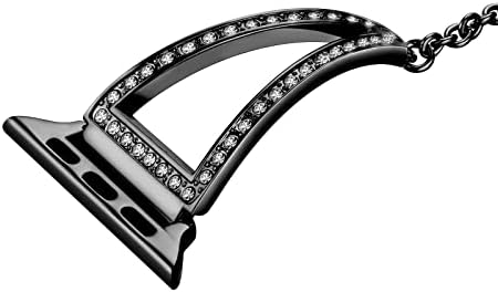 Missair Bling Band е Съвместим с джапанки Apple Watch 38 мм 40 мм 41 мм 42 мм 44 мм 45 мм, Дамски Елегантни Бижута Гривна