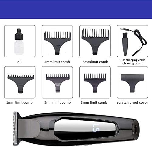 QUUL USB Зареждане Тример За Коса Машина За Бръснене, Електрически Машинки За Подстригване на Коса Мъжки Нож