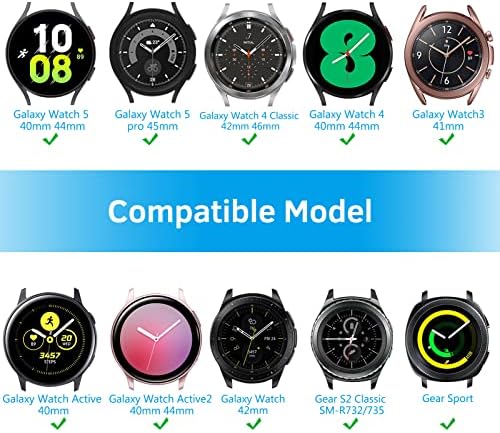 Каишка Fintie е Съвместим с Galaxy Watch 5 40 мм/44 мм/ Pro 45 mm/ Galaxy Watch 4 40 мм/44 мм Classic 42