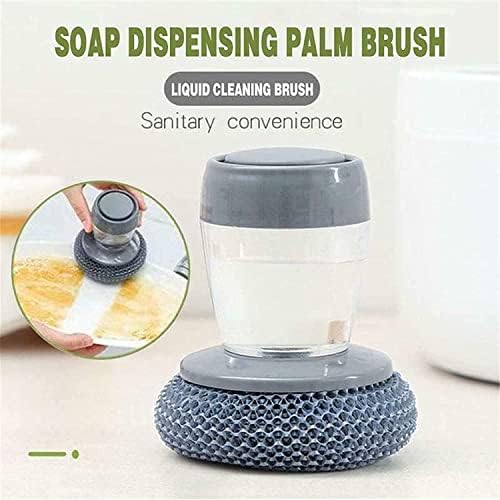 Palm четка за ръце, сапун, богат на функции Нажимная четка за почистване, Четка за миене на съдове, Четка за миене на съдове