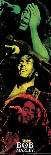 Пирамида на Америка Боб Марли Rasta Цвят Пеене Ямайски Реге Музика Легенда Страхотен Декор на Стената на