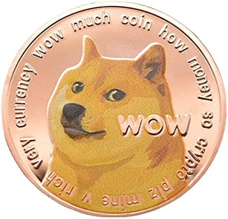 Възпоменателни монети от 1 унция Dogecoin Възпоменателна Монета Златна Монета Дожа Cryptocurrency2021 са подбрани Монета