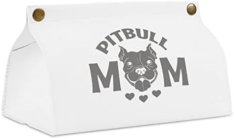 Pitbull Мама Кутия За Салфетки Притежателя на Кутията Организатор на Хартиена Опаковка Чанта за Кърпички Хартия