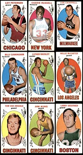 1969-70 Баскетбол Topps Почти в пълен комплект (Basketball Set) GD+