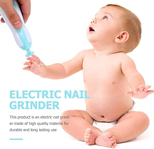 HEALLILY Детски Комплект за нокти Син Electric Детска Машинка За нокти За Новородени Електрически Детски Комплект За