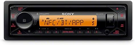 Sony MEX-M72BT Морски Bluetooth/CD-приемник и интерфейс за управление дръжка, Съвместим с Harley 1998-2013