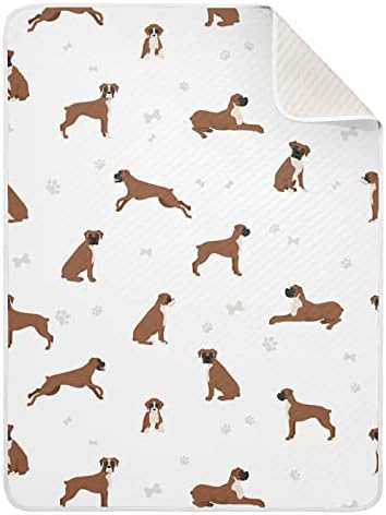 Пеленальное Одеяло за кучета-на Боксьори, Памучно Одеало за Бебета, Като Юрган, Леко Меко Пеленальное Одеало