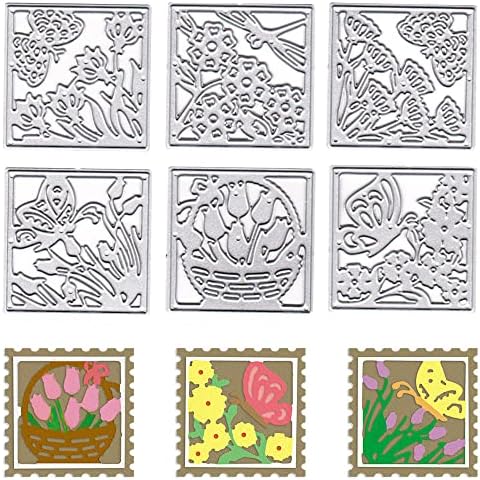 На щанци за Изрязване на Пролетни цветя за производство на пощенски Картички, Пеперуди, водни Кончета, Малки Картички,