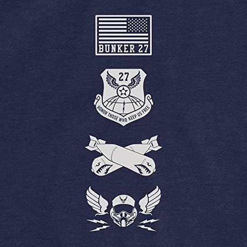 БУНКЕР 27 - Официалната Hoody С качулка на военновъздушните сили на САЩ, Свитшот