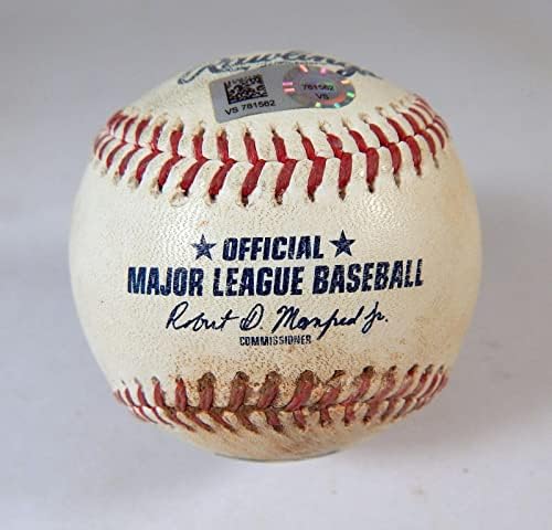 2021 Ню Йорк Метс Марлинс Използвани Бейзболни Топки Хесус Лузардо Кей Смит Strike Out - Използваните Бейзболни
