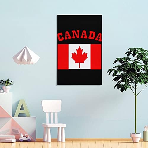 Флаг на Канада Публикува Стенни Живопис, Съвременно Произведение на Изкуството, Вертикално Подвесное Изображение