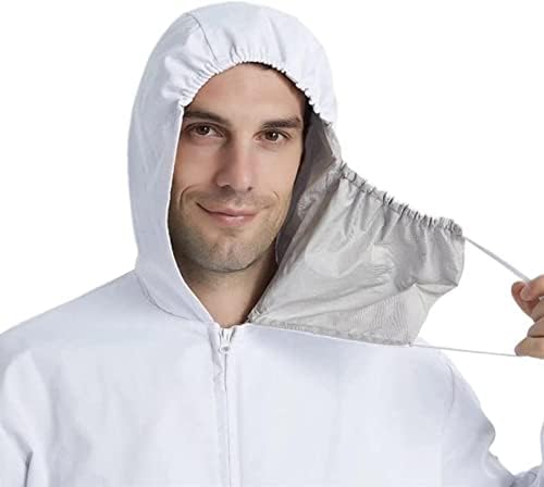 Работно облекло CNPRAZ, Защищающая от електромагнитни лъчения, работно облекло за Защита от Электросварки и Аргонодуговой