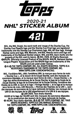 Стикер Topps NHL 2020-21 421 Хокейна стикер Робърт Томас Сейнт Луис Блус (мини, Тънка, отслаивающаяся стикер)