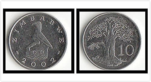 Африка Африка Зимбабве 20 точки монетен година Случайни чуждестранни монети Събиране на монети от 10 точки на монетния година