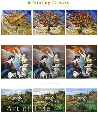 $ 80-$ 1500 Ръчно рисувани учители, Художествени академии - Стенен арт декор - 24 Картини с маслени бои на платно