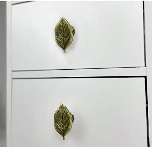 Дръжки за шкафа LB-LAIBA Leaf, Дръжки от С сплав, Дръжки за чекмеджета с един Отвор за кабинет, Гардеробный Скрин, Декор за