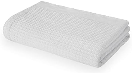 Памучни одеяло King Size 104x90 инча – Меко и дышащее Вафельное тъкане на Топло - Умерен тегло го Прави идеален вариант за