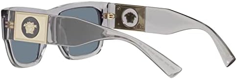 Слънчеви очила Versace VE4406 - (530580) Прозрачно Сив/Тъмно Син - 56 мм