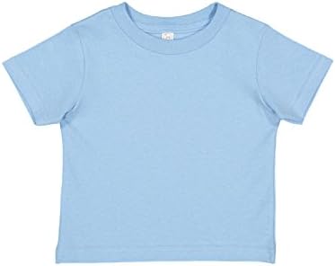 Риза от Тънък Джърси за деца Rabbit Skins Boutique от Памук, За бебета - Повече от 30 Цвята Светло Син цвят