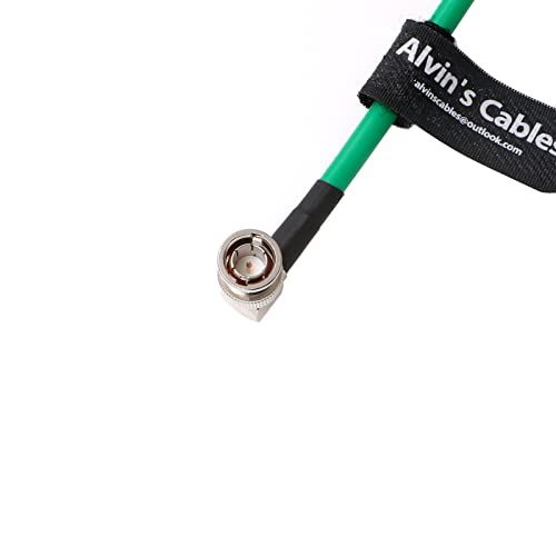 12G BNC-Коаксиален Кабел Alvin's Cables HD SDI BNC от мъжете на Мъжа L-Образна Оригинален Кабел за Камера 4K 1