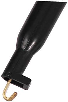 Нов мултицет Lon0167 с конектор тип Банан за тестване на кабела с щипка на една кука, Червен, черен, Дължина 1 м (Мултицет-Bananenstecker