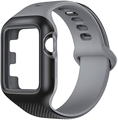 каишка i-Blason Съвместим с Apple Watch 3 42 мм [Нова серия Unity] Хибриден защитен броня премиум-клас за Apple Watch
