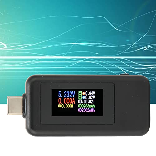 USB Тестер Тестер за напрежение ток Abs USB Тестер за Откриване в реално време IPS HD Дисплей с Висока Точност Изключване
