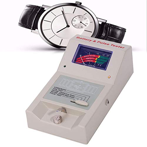 Тестер за батерии на часовници, Анализатор на кварцови часовници Компактен и портативен размер, Подходящ за използване