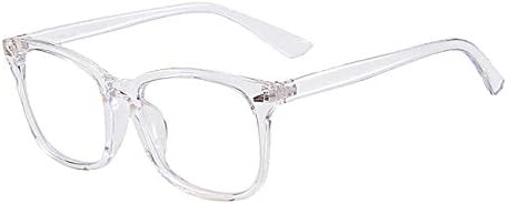 Maxjuli Сини Светозащитные очила, Очила за четене на компютър/Игри/телевизор / Телефон за Жените и Мъжете (Прозрачен)