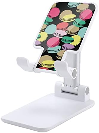 Цветна Macarons Сгъваем Настолен Държач за Мобилен Телефон, Преносим Регулируема Поставка за Пътни Настолни Аксесоари