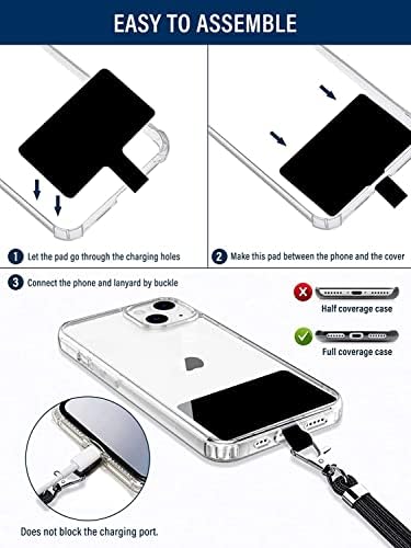 Каишка за мобилен телефон EGEN Gear Beast - Универсален Маточната титуляр за телефон с джоб за карти и силиконово