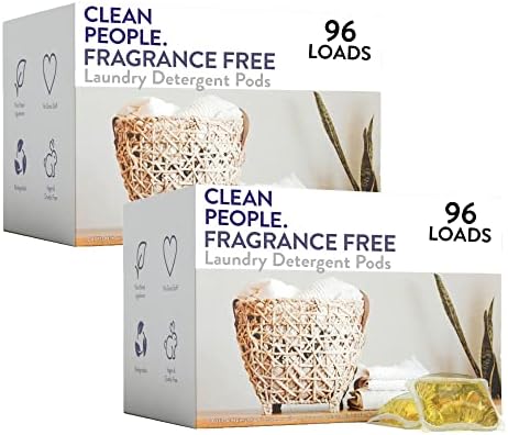 Капсули за прах за пране Clean People без ароматизатори - Хипоалергенни капсули за пране на растителна основа