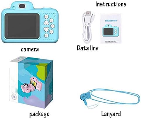 Мультяшная Детска помещение LKYBOA - Цифрова камера с висока разделителна способност с двойна леща, Малко по-рефлексен фотоапарат