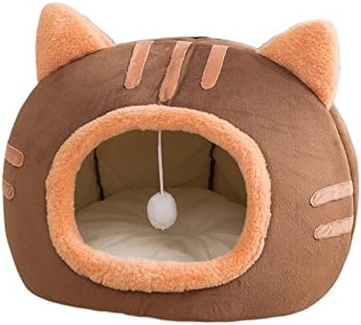 Пещера легло във формата на котка CHDHALTD, Топло място за Спане легло за Малки Котки и Кучета, Есенно-Зимния Развъдник