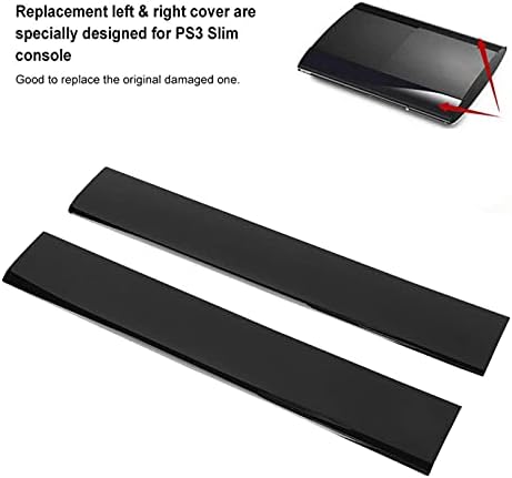 Замяна Удобна Черна Водоустойчива Предния капак за по-Тънка конзола PS3