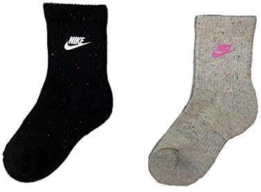 Чорапи Nike Little Boys с мека подплата Dri-FIT Crew, 2 опаковки