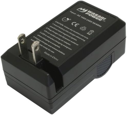 Батерия Wasabi Power (2 комплекта) и зарядно устройство за Panasonic VW-VBK360 и Panasonic HC-V10, HC-V100,