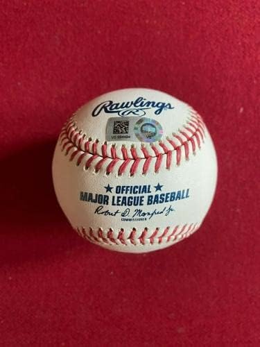 Реджи Джаксън, с автограф (MLB), Официален представител на бейзбол Роулингс (HOF Ins) - Бейзболни топки с автографи