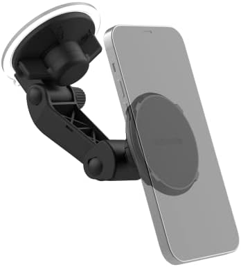Rokform - Регулируема магнитно закрепване за телефон на предното стъкло, съвместимо с всички чехлами и телефони MagSafe,
