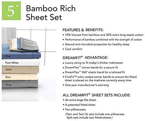 Dreamfit DreamChill Луксозни Охлаждащи бамбукови кърпи с гъвкави ъглови джапанки с дълбок джоб 21 Произведено