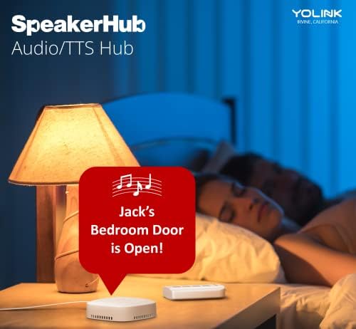 Стартов комплект YOLINK Suzan Smart Door Сензор: Аудиоузел SpeakerHub и (3) Врати, сензори - радиус на действие до 1/4