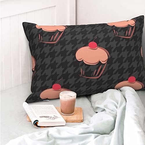 Предпазни възглавници за легло под формата на Кучешки Лапи с цип-Торта-Каре-Решетчатая Мека Калъфка 20x30 См
